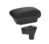 Consoles Main Repose-Bras Voiture Armrest Box Central Storage Content Storage Box Armrests With Cupboard For MARCH For Micra For K13 For MK4 IV(Black black line)