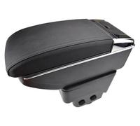 Consoles Main Repose-Bras Voiture Pour Ecosport 2012-2017 Accoudoir Double Couche Pour Console Centrale De Repos Boîte De Rangement Plateau Accoudoir Central Console(Black Thread)