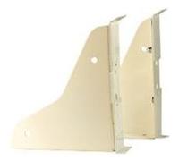 Consoles pour lavabo collectif - Longueur: 180-255 mm (lot de 2) INGLESE FRANCOIS Blanc G