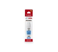 Consommable d'impression Canon GI-40 Cyan Originale pour Pixma G5040, G6040, GM2040 - Référence 3400C001 - Fabriqué au Japon - Conditionnement Boîte