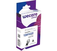 Consommable étiqueteuse WECARE - standard - Noir/Blanc - pour BROTHER TZE-FX231