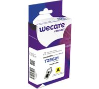 Consommable étiqueteuse WECARE - standard - Noir/Jaune - pour BROTHER TZE-631