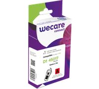 Consommable étiqueteuse WECARE - standard - Noir/Rouge - pour DYMO 45017