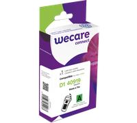Consommable étiqueteuse WECARE - standard - Noir/Vert - pour DYMO 40919