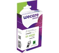 Consommable étiqueteuse WECARE - standard - Noir/Vert - pour DYMO 45019