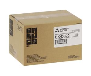 Consommable thermique MITSUBISHI CK-D820 pour CP-D80DW-S / CP-D90DW-P - 860 tirages 10x15cm ou 430 tirages 15x20cm