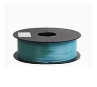 Consommables à l'impression 3D, à Changement de température PLA en 2 Couleurs + Fil Thermique de 1,75 mm, matériau de la Ligne +/- 0,03 mm, Bobine de 1 kg,Green Turns Blue