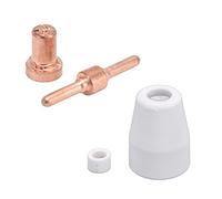 Consommables de coupe au plasma, kit de pointes d'électrodes de coupe au plasma à résistance élevée, remplacement facile 65 pièces pour ACDC TIG200