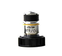 Consommables de laboratoire 4 x 10 x 40 x 100 x lentille d'objectif de microscope Pièces achromatiques Adaptateur d'objectif 20,2 mm