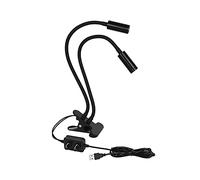 Consommables de laboratoire USB Double Col De Cygne Réglable LED Spot Illuminateur Lampe Projecteur Flexible Clip Stéréo Microscope HDMI Appareil Photo Numérique Adaptateur d'objectif ( Color : Neutra