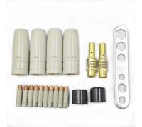 Consommables de soudage MB-15ak, nouveau revêtement de protection, pointe de contact antiadhésive, buse de protection sans air de 0,8/1,0/1,2 mm for MIG 15AK(12Pcs 1.2mm)