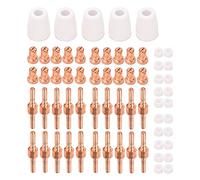 Consommables de torche à plasma Kit de tasses de buses d'électrode en cuivre rouge PTFE pour le soudage TIG