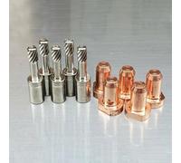 Consommables de torche plasma professionnelle PCH10 pour chalumeau à traînée 96006 96007 96099 14450031 compatible avec équipement de découpe plasma (5 électrodes + 5 embouts)