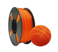 Consommables d'impression 3D en TPEE, matériau de basketball compatible avec l'imprimante FDM Tuozhu, protection 1,75 mm(TPEE40D 1KG ORANGE)