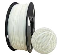 Consommables d'impression 3D en TPEE, matériau de basketball compatible avec l'imprimante FDM Tuozhu, protection 1,75 mm(TPEE40D 1KG WHITE)