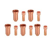 Consommables pour torche de découpe Plasma, jeu d'électrodes et de buses de pointe de 1.5mm, remplacement pour les coupeurs de la série PT-80 PT-100, 10 pièces