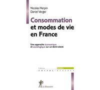 Consommation et modes de vie en France