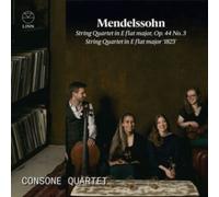 CONSONE QUARTET - MENDELSSOHN STRING QUARTET IN - CD - E4z