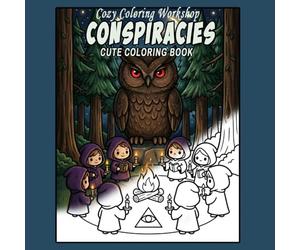 Conspiracies: Cute & Comfy Coloring Book for Adults and Teens Featuring Adorable Conspiracy Theories