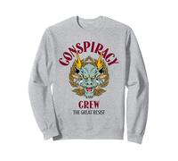 Conspiracy Crew The Great Resist (citation et graphisme dragon) Sweatshirt