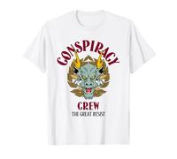 Conspiracy Crew The Great Resist (citation et graphisme dragon) T-Shirt