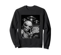 Conspiracy Lovers Alien Selfie Area 51 Drôle OVNI Sweatshirt