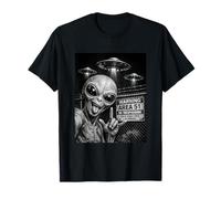 Conspiracy Lovers Alien Selfie Area 51 Drôle OVNI T-Shirt