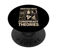 Conspiracy Theories Alien Bigfoot Amoureux de Science-Fiction PopSockets PopGrip Adhésif