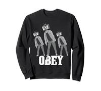 Conspiracy Theory TV Brainwashing Funny Design Sweatshirt