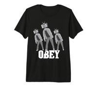 Conspiracy Theory TV Brainwashing Funny Design T-Shirt Haut de Gamme