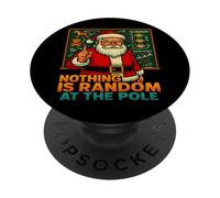 Conspiration du pôle Nord Père Noël PopSockets PopGrip Adhésif