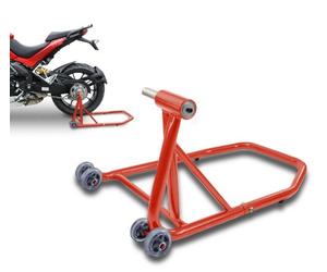 ConStands Single Béquille d'atelier pour Ducati Monster S2R 1000 06-08 Rouge, Monobras Adaptateur Inclus