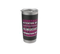 Constant Attention By A Good Nurse Funny Nursing Nurses Gobelet isotherme en acier inoxydable double paroi