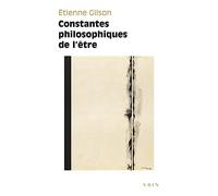 Constantes philosophiques de l'être