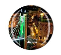 Constantin Algérie Aimant de réfrigérateur souvenir de voyage Cadeau de cuisine Décoration de maison Sticker magnétique Cristal Réfrigérateur Magnet Collection