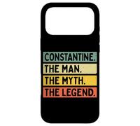 Constantine The Man The Myth The Legend Funny Personnalisé Coque pour iPhone 17 Pro Max