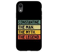 Constantine The Man The Myth The Legend Funny Personnalisé Coque pour iPhone XR