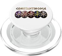 Constantinople Byzance Boucliers de l'empire Byzantin Romain PopSockets PopGrip pour MagSafe