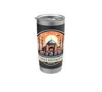 Constantinople Byzance Souvenir Constantinoupoli Byzantin Gobelet isotherme en acier inoxydable double paroi