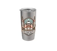 Constantinople Byzance Souvenir de Sainte-Sophie Gobelet isotherme en acier inoxydable double paroi