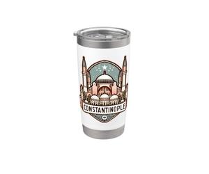 Constantinople Byzance Souvenir de Sainte-Sophie Gobelet isotherme en acier inoxydable double paroi
