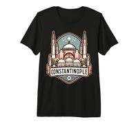 Constantinople Byzance Souvenir de Sainte-Sophie T-Shirt Haut de Gamme