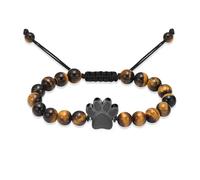 constantlife Bracelet funéraire pour cendres d'animaux de compagnie - Bracelet avec pendentif patte de chien en acier inoxydable, 10 inch, Métal, Acier inoxydable