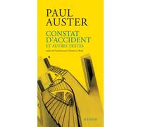 Constat d'accident et autres textes