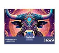 Constellation Améliorations pour la Maison Les Douze Signes du Zodiaque Unique 1000 pièces Puzzle pour Adultes Coloré, résolution d'énigmes, Puzzles pour Adultes 38x26cm/1000pcs