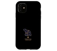 Constellation De L'ours Avec Étoile Guide Devise Coque pour iPhone 11