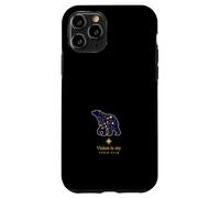 Constellation De L'ours Avec Étoile Guide Devise Coque pour iPhone 11 Pro