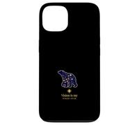 Constellation De L'ours Avec Étoile Guide Devise Coque pour iPhone 13