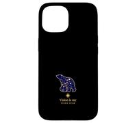 Constellation De L'ours Avec Étoile Guide Devise Coque pour iPhone 15