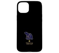 Constellation De L'ours Avec Étoile Guide Devise Coque pour iPhone 15 Plus